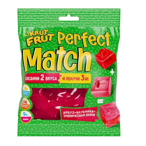 КрутФрут мармелад Perfect Match Кубики, 70 гр